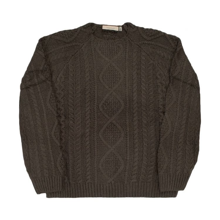 Fear of God Essentials Cable Knit Off Black