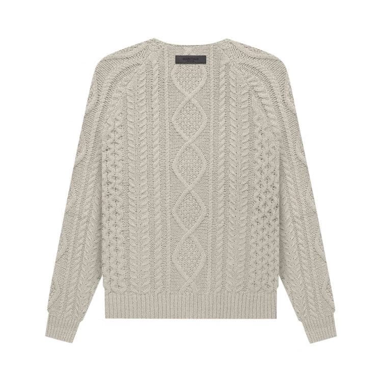 Fear of God Essentials Cable Knit Smoke