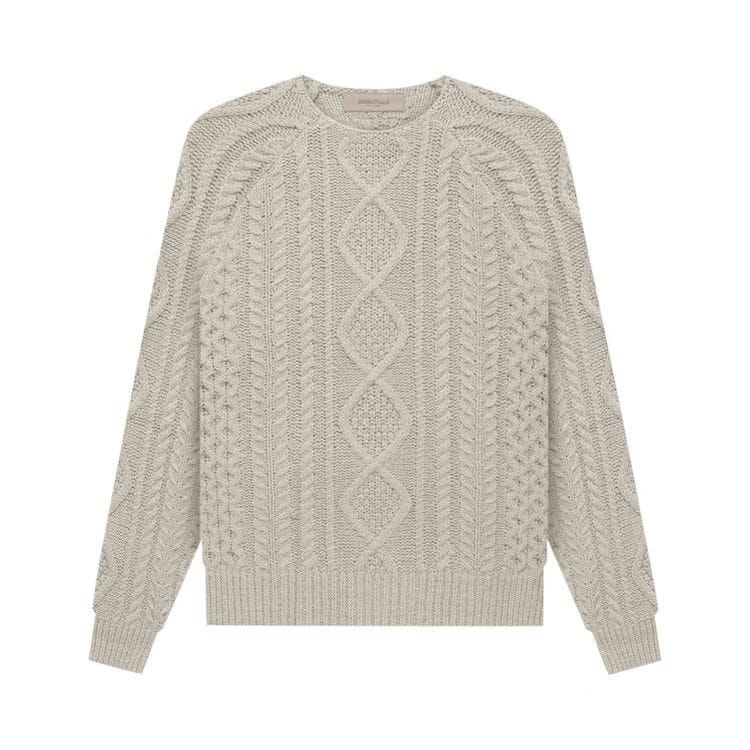 Fear of God Essentials Cable Knit Smoke