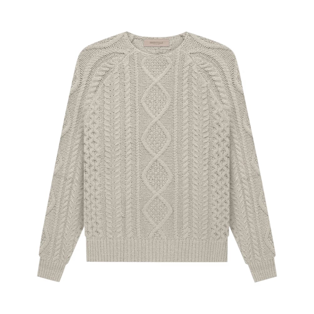 Fear of God Essentials Cable Knit Smoke