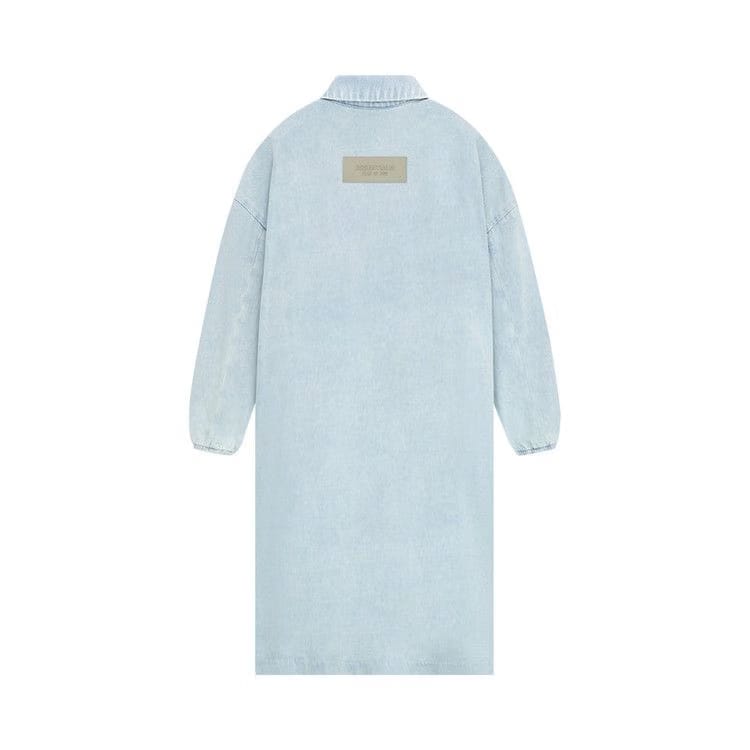 Fear of God Essentials Car Coat Light Washed Denim