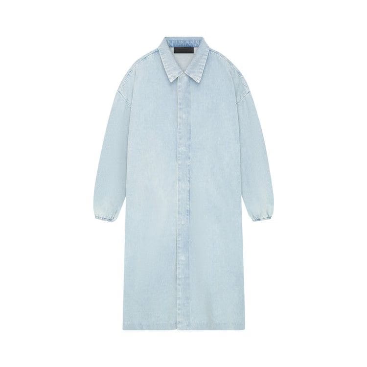 Fear of God Essentials Car Coat Light Washed Denim