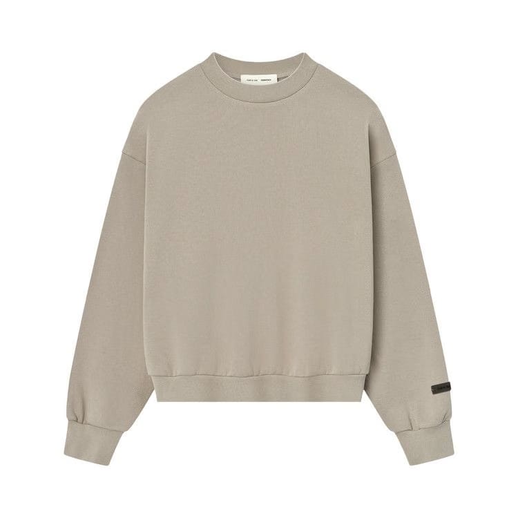 Fear of God Essentials Classic Fit Fleece Crewneck Crewneck Timber