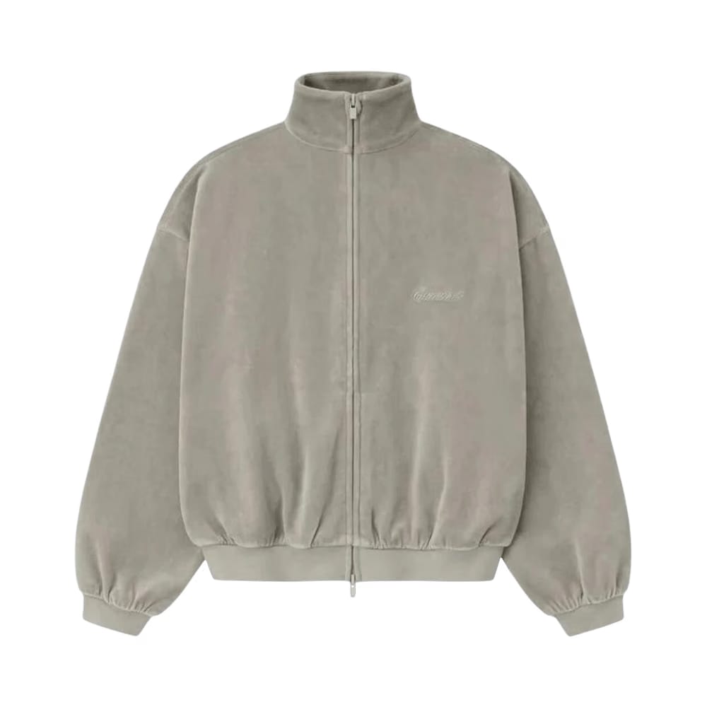 Fear of God Essentials Classic Fit Track Jacket Smoke Grey