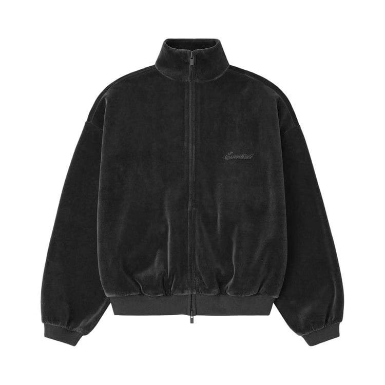 Fear of God Essentials Classic Fit Track Jacket Vintage Black
