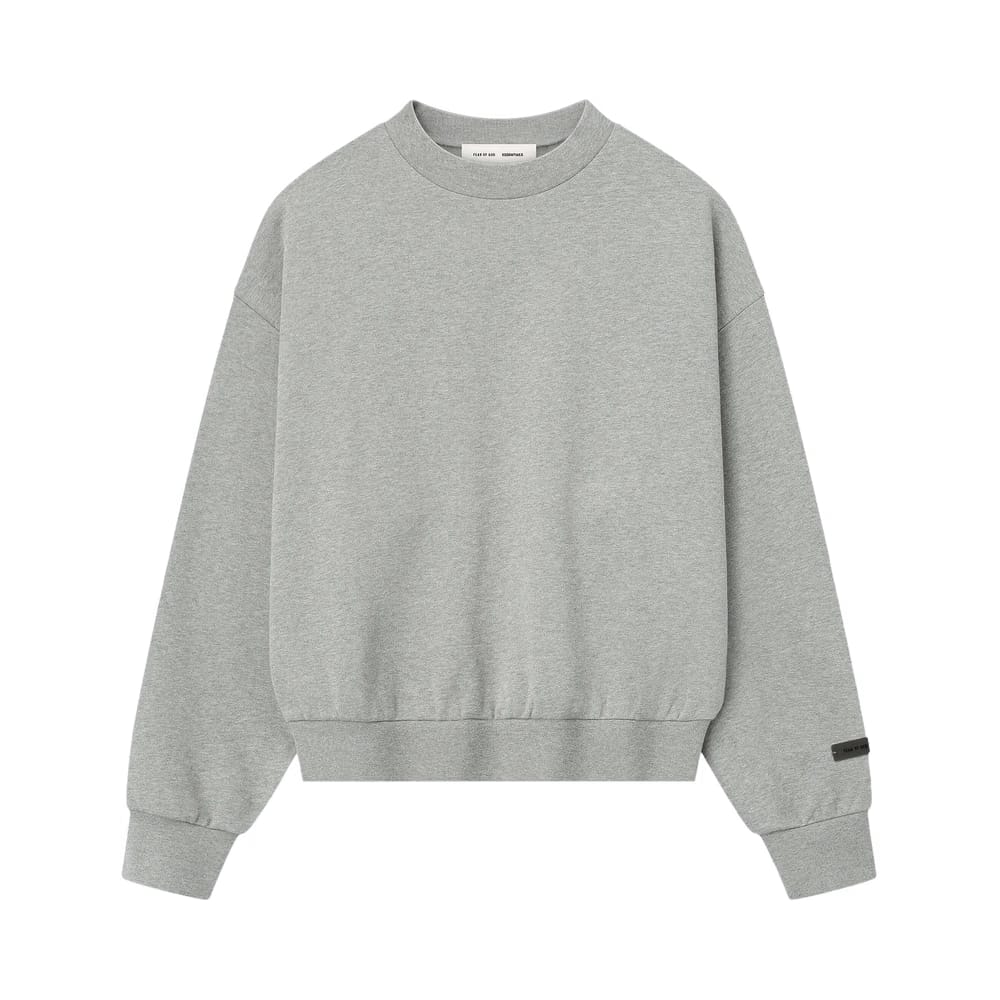 Fear of God Essentials Classic Fleece Crewneck Concrete Heather