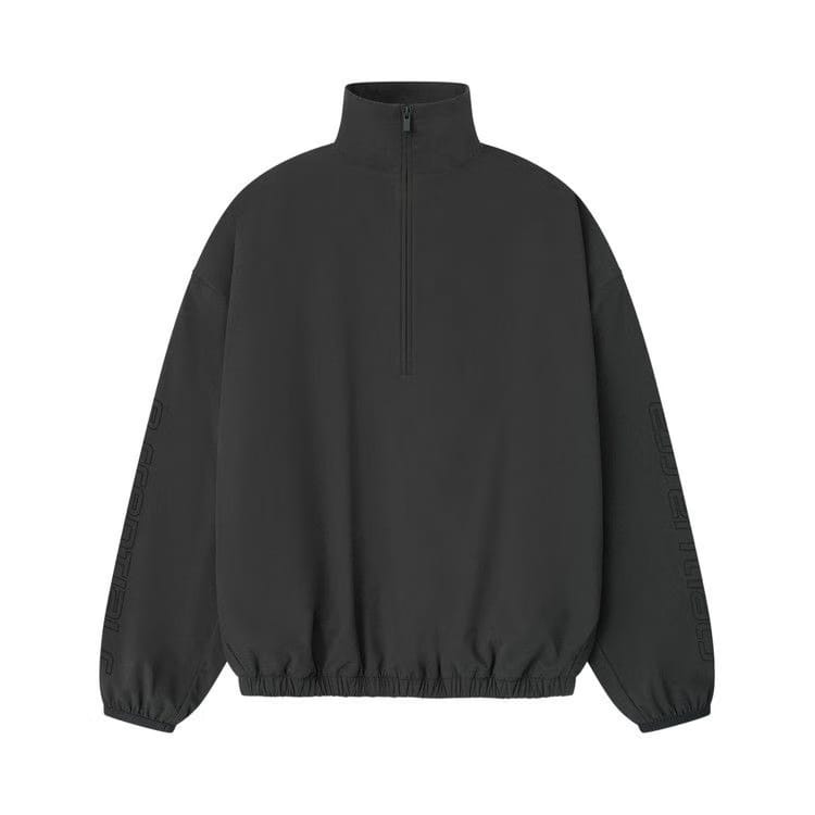 Fear of God Essentials Classic Half Zip Track Jacket Iron Grey