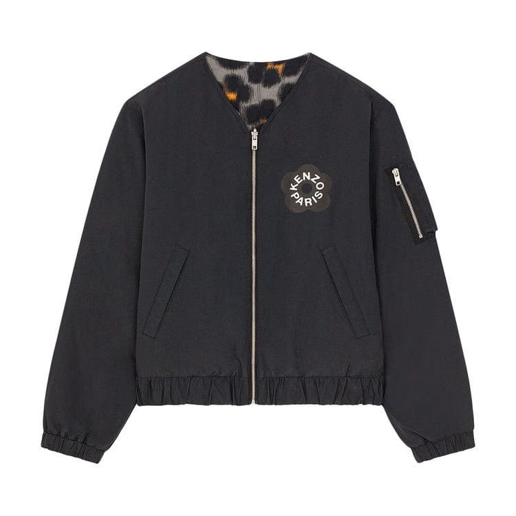 Kenzo Hana Leo Reversible Pad Bomber Black