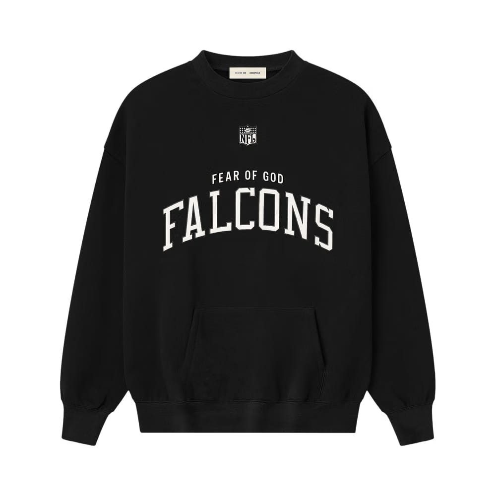 Fear of God Essentials Falcons Crewneck Black