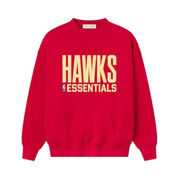 Fear of God Essentials Hawks Crewneck Red
