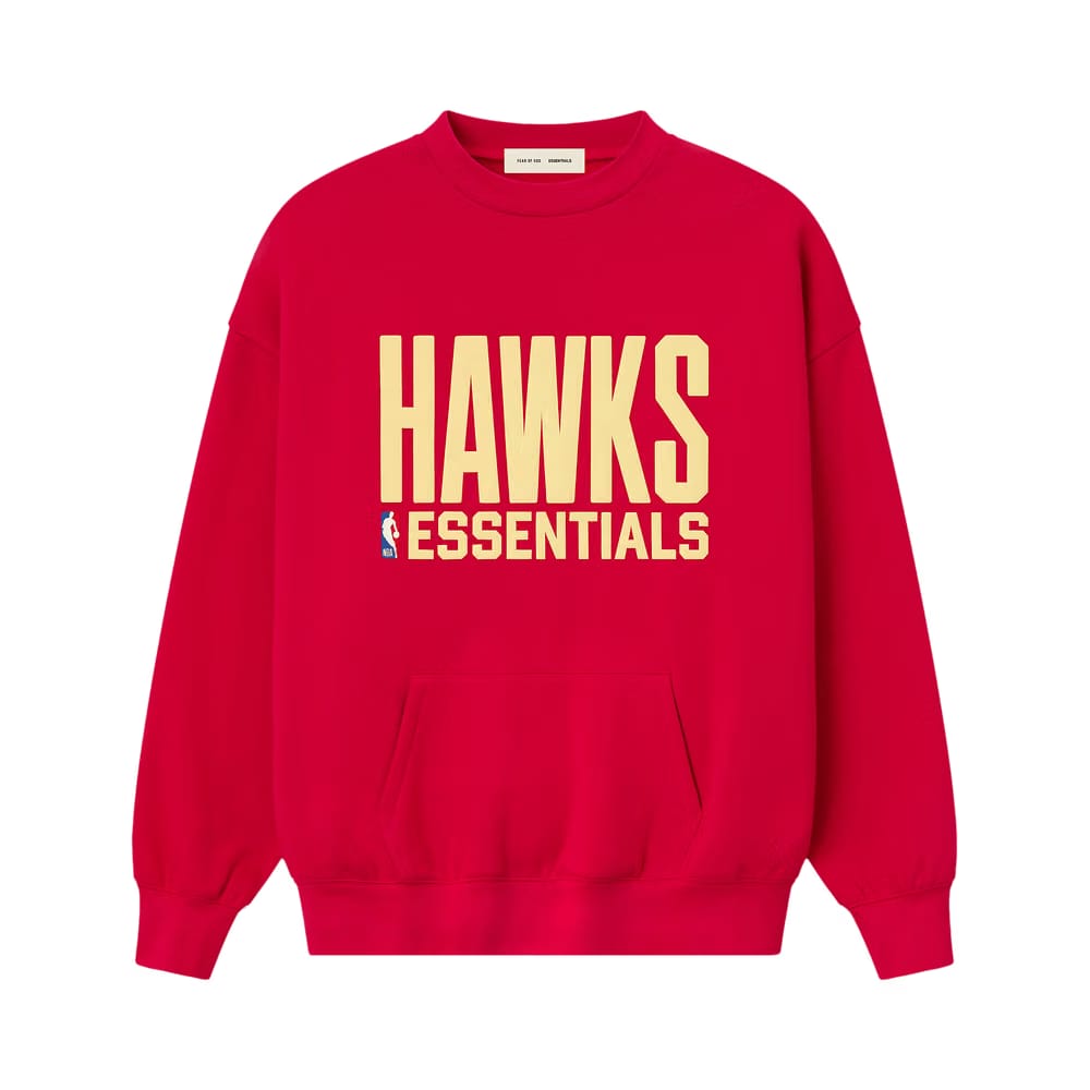 Fear of God Essentials Hawks Crewneck Red