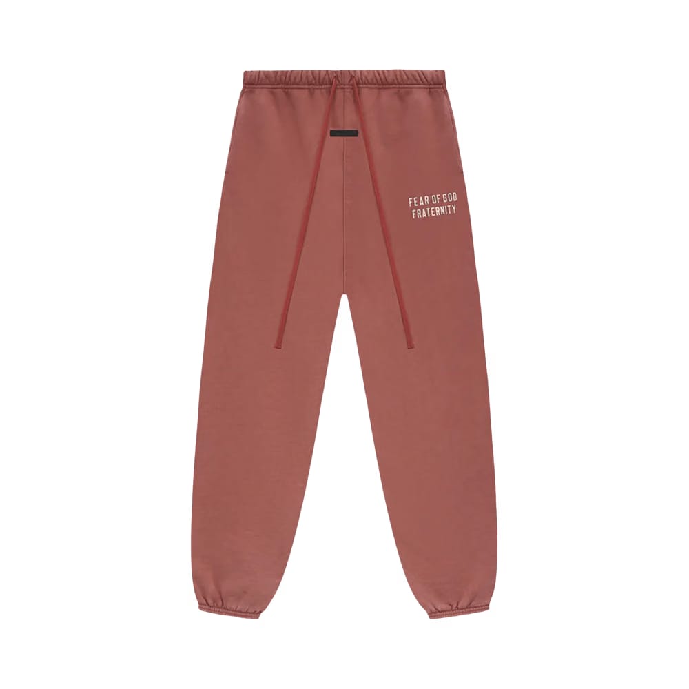 Fear of God Essentials Heavy Fleece Sweatpant Crimson