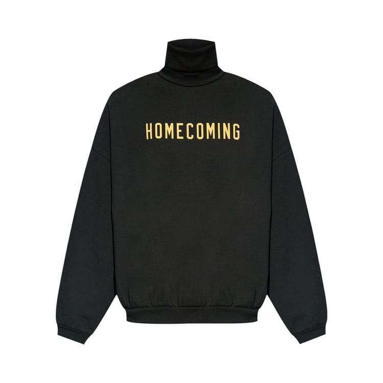 Fear of God Essentials Heavy Fleece Turtleneck Black
