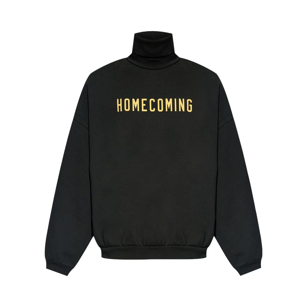 Fear of God Essentials Heavy Fleece Turtleneck Black