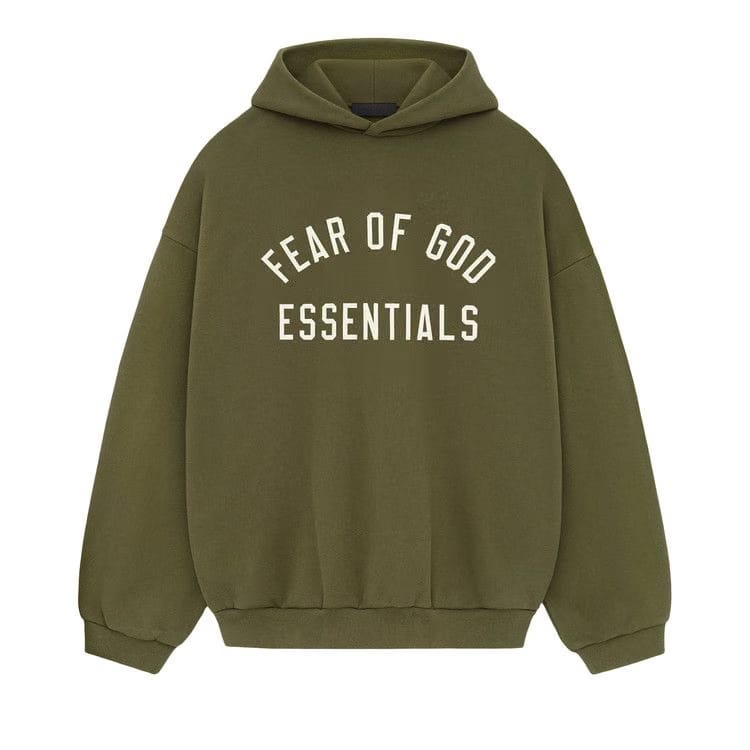 Fear of God Essentials Heavy Fleece Turtleneck Military