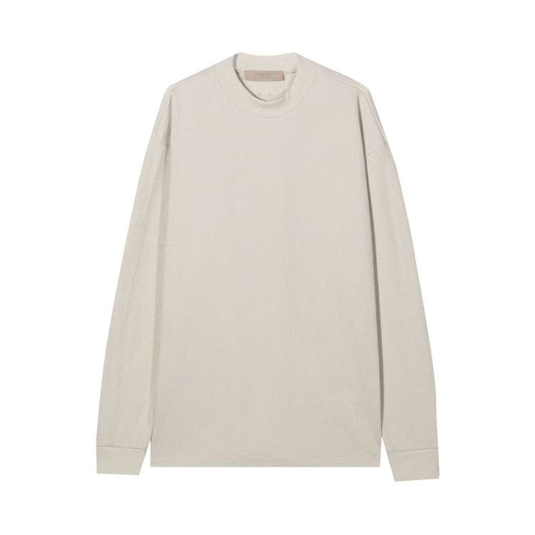 Fear of God Essentials Kids Mockneck Waffle Wheat