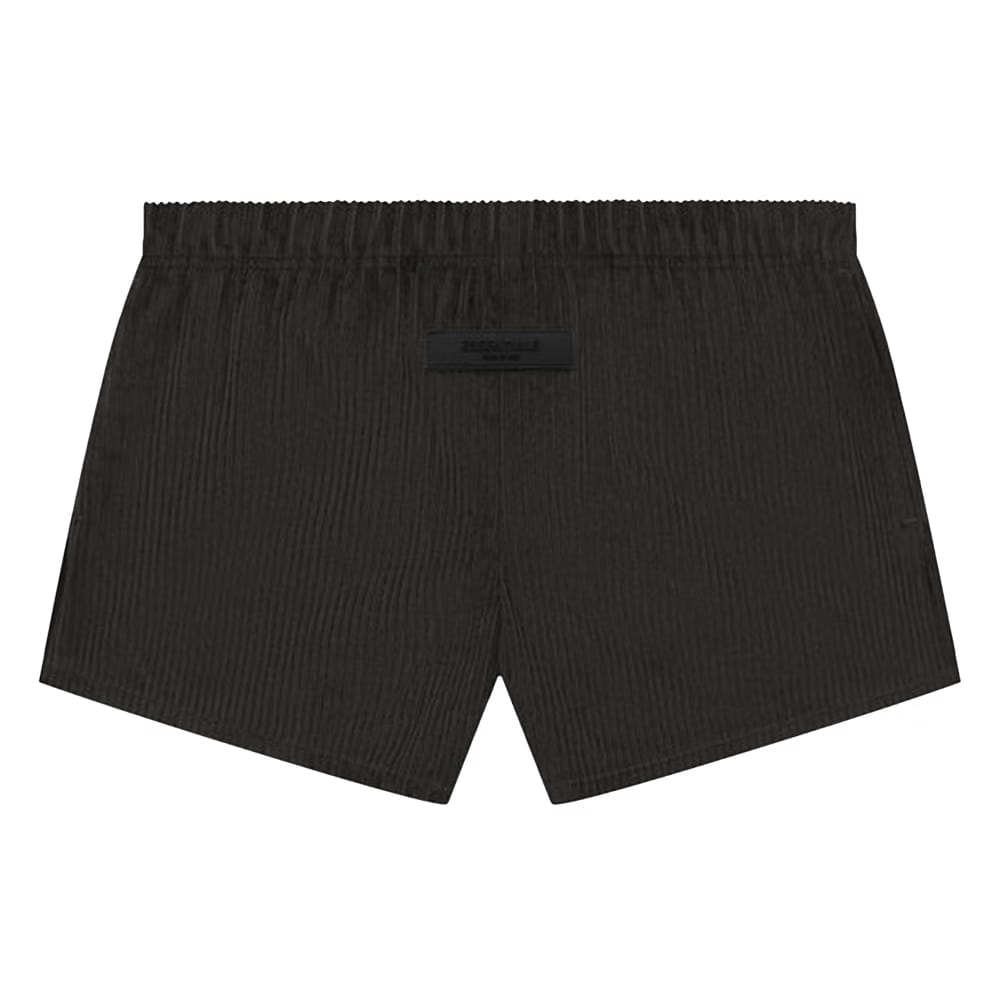Fear of God Essentials Kids Dock Shorts Off Black