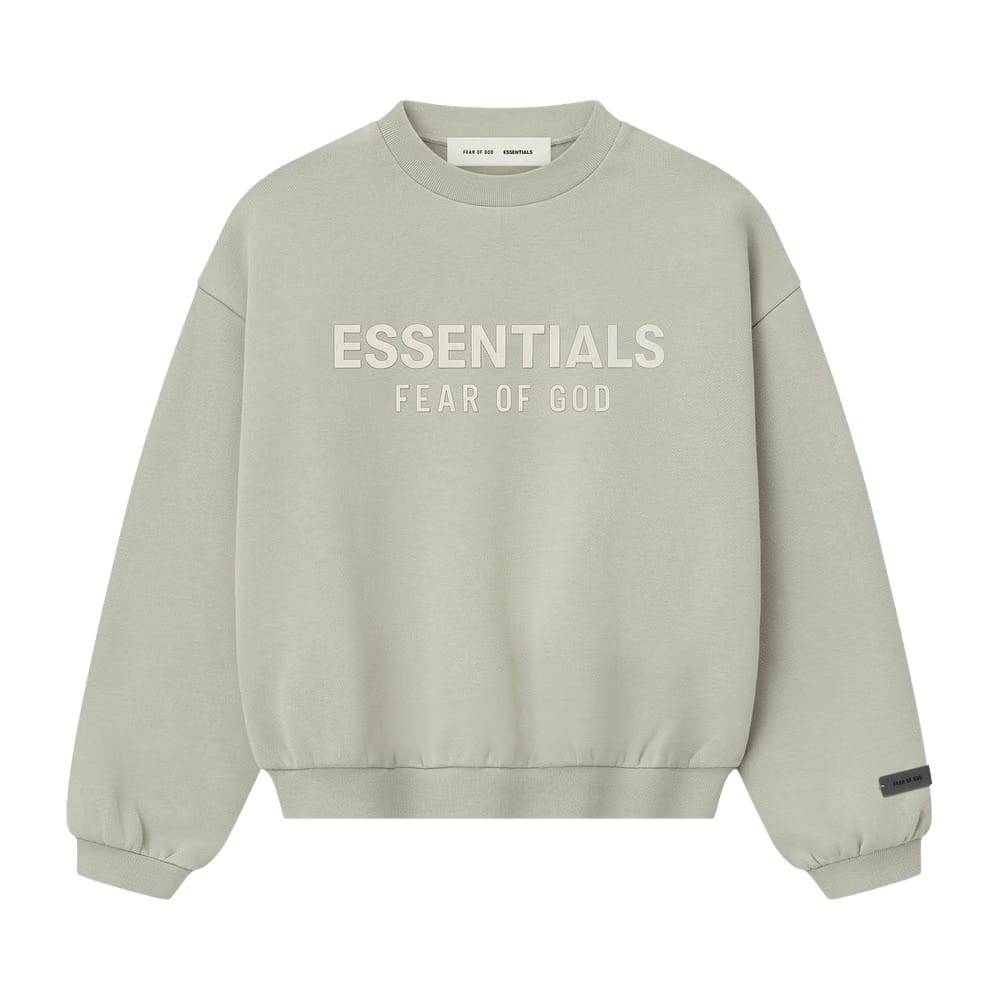 Fear of God Essentials Kids Fleece Crewneck Abbey Stone