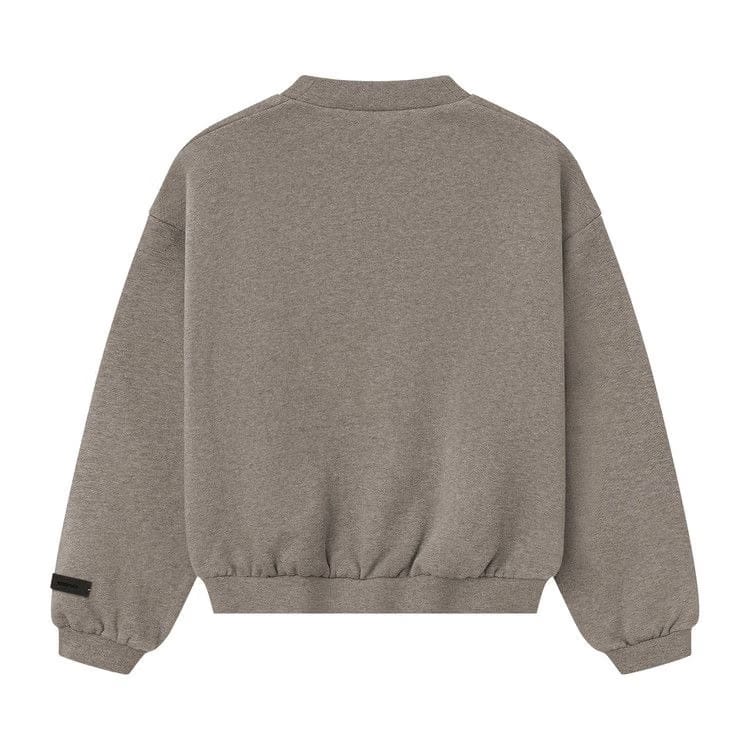 Fear of God Essentials Kids Fleece Crewneck Heather Stone