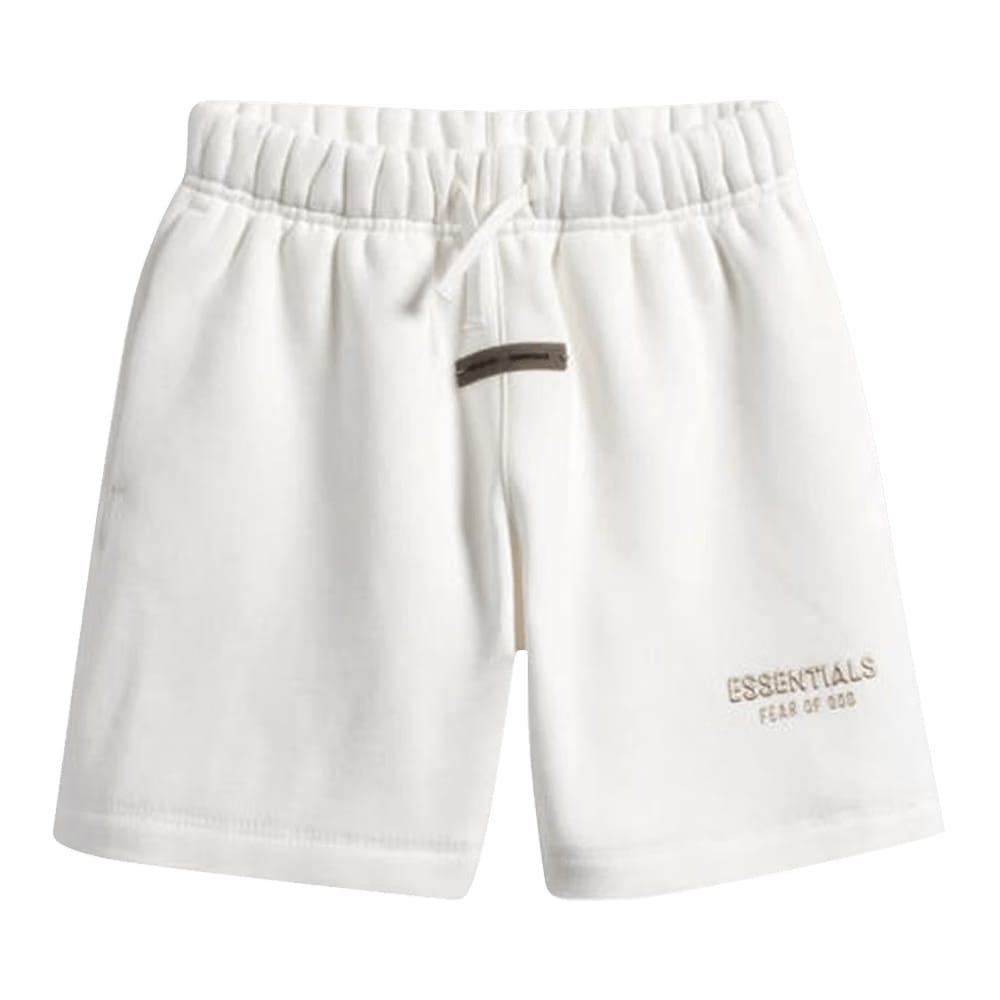 Fear of God Essentials Kids Fleece Soccer Shorts Abbey Stone