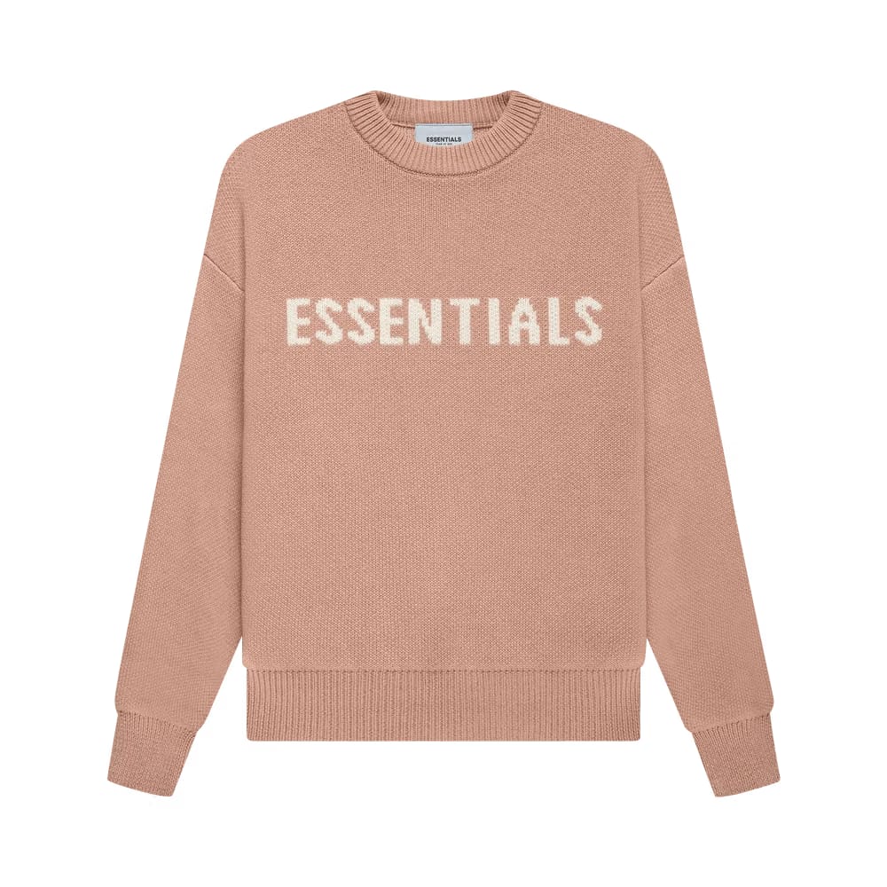 Fear of God Essentials Kids Knit Pullover Matte Blush