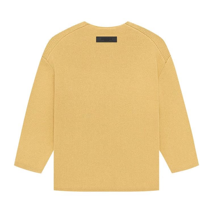 Fear of God Essentials Kids Rawneck Knit Sweater Light Tuscan