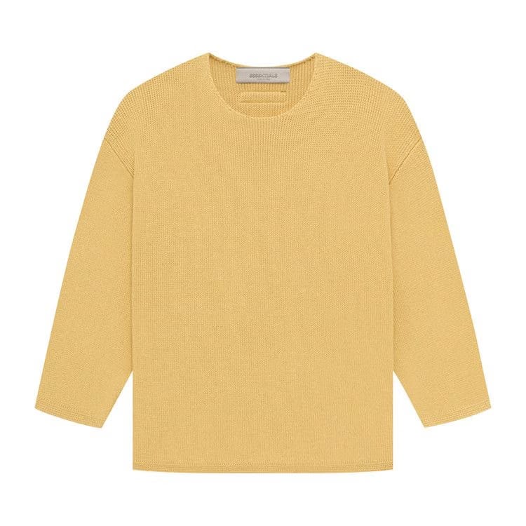 Fear of God Essentials Kids Rawneck Knit Sweater Light Tuscan