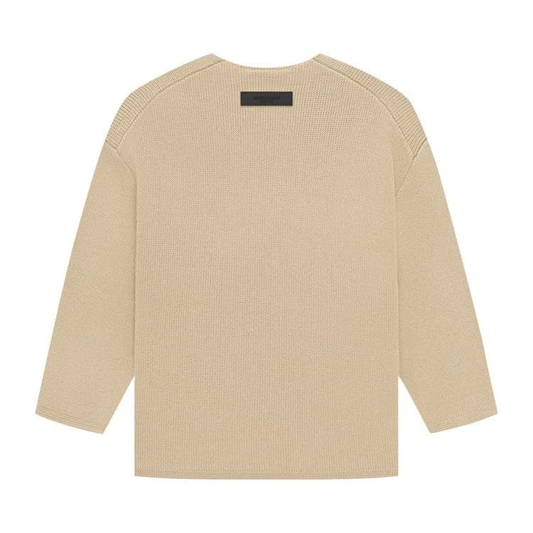Fear of God Essentials Kids Rawneck Knit Sweater Sand