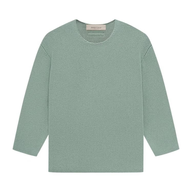 Fear of God Essentials Kids Rawneck Knit Sweater Sycamore