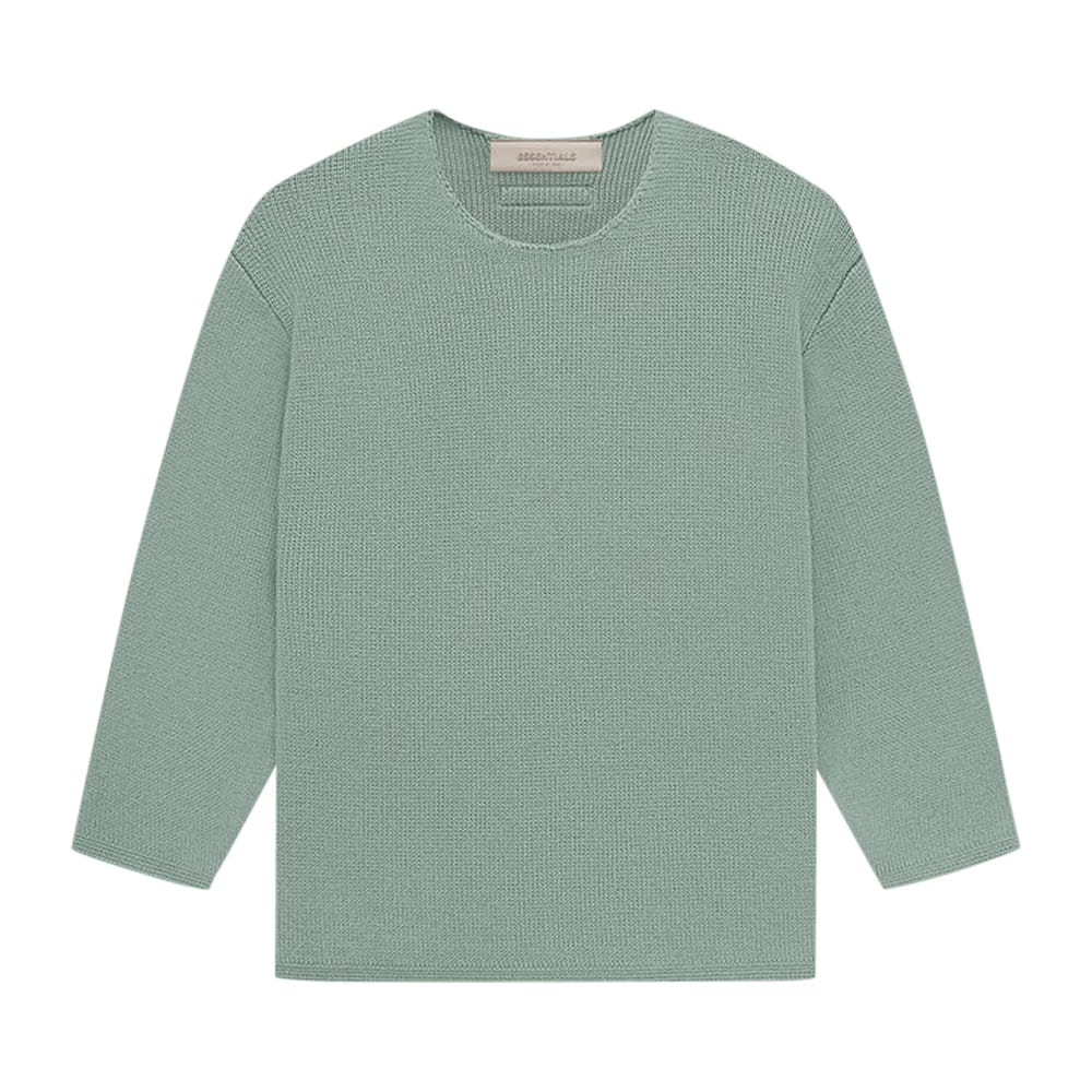 Fear of God Essentials Kids Rawneck Knit Sweater Sycamore