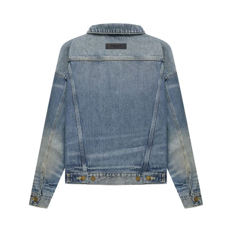 Fear of God Essentials Kids Trucker Jacket Indigo