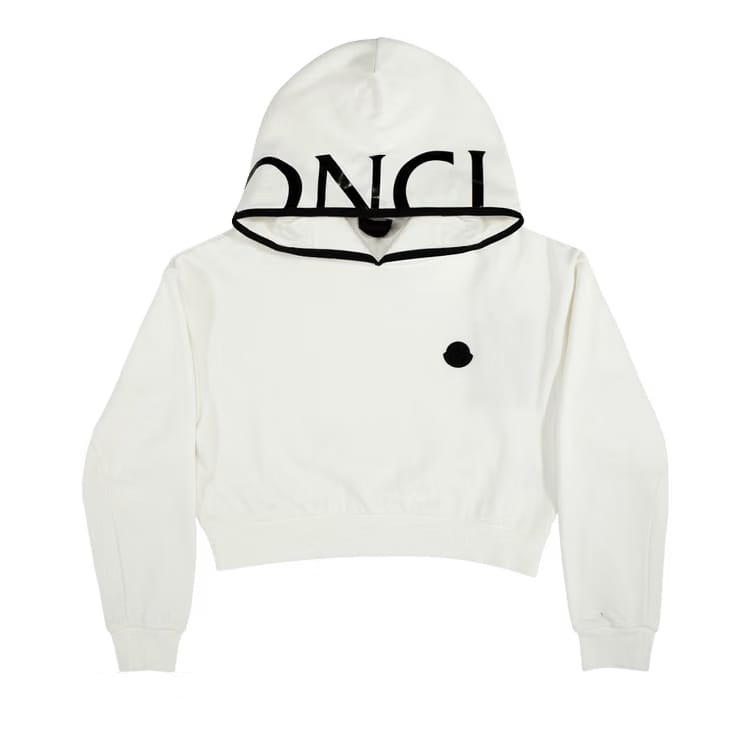 Moncler Maglia Con Cappuccio Hoodie White