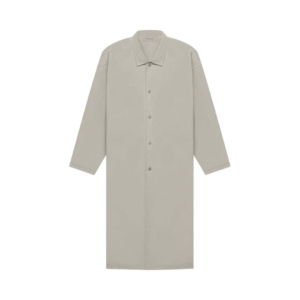 Fear of God Essentials Long Coat Smoke