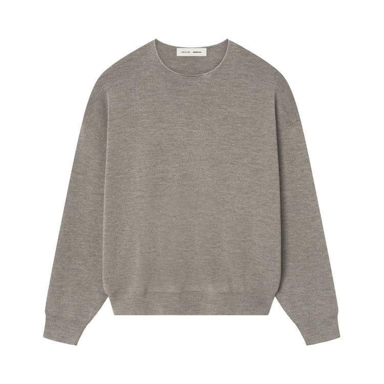 Fear of God Essentials Merino Crewneck Sweater Homestead Heather
