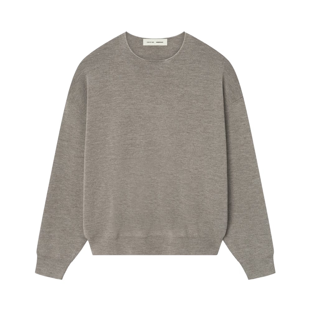Fear of God Essentials Merino Crewneck Sweater Homestead Heather