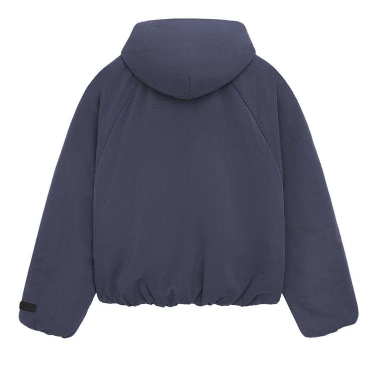 Fear of God Essentials Military Nylon Hooded Bomber Marine
