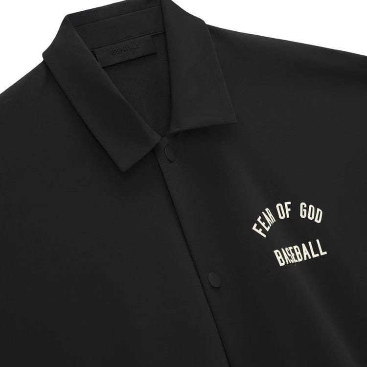 Fear of God Essentials MLB Coaches Jacket Black