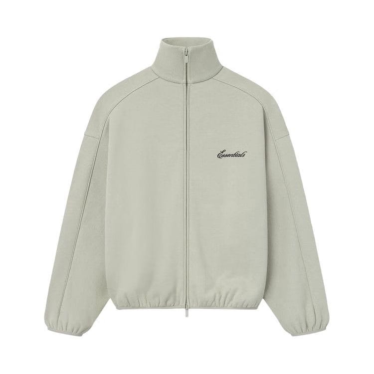 Fear of God Essentials Modern Track Jacket With Piping Abbey Stone/Abbey Stone