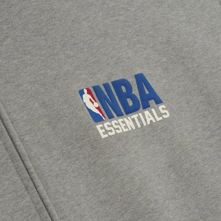 Fear of God Essentials NBA Zip Up Jacket Concrete Heather