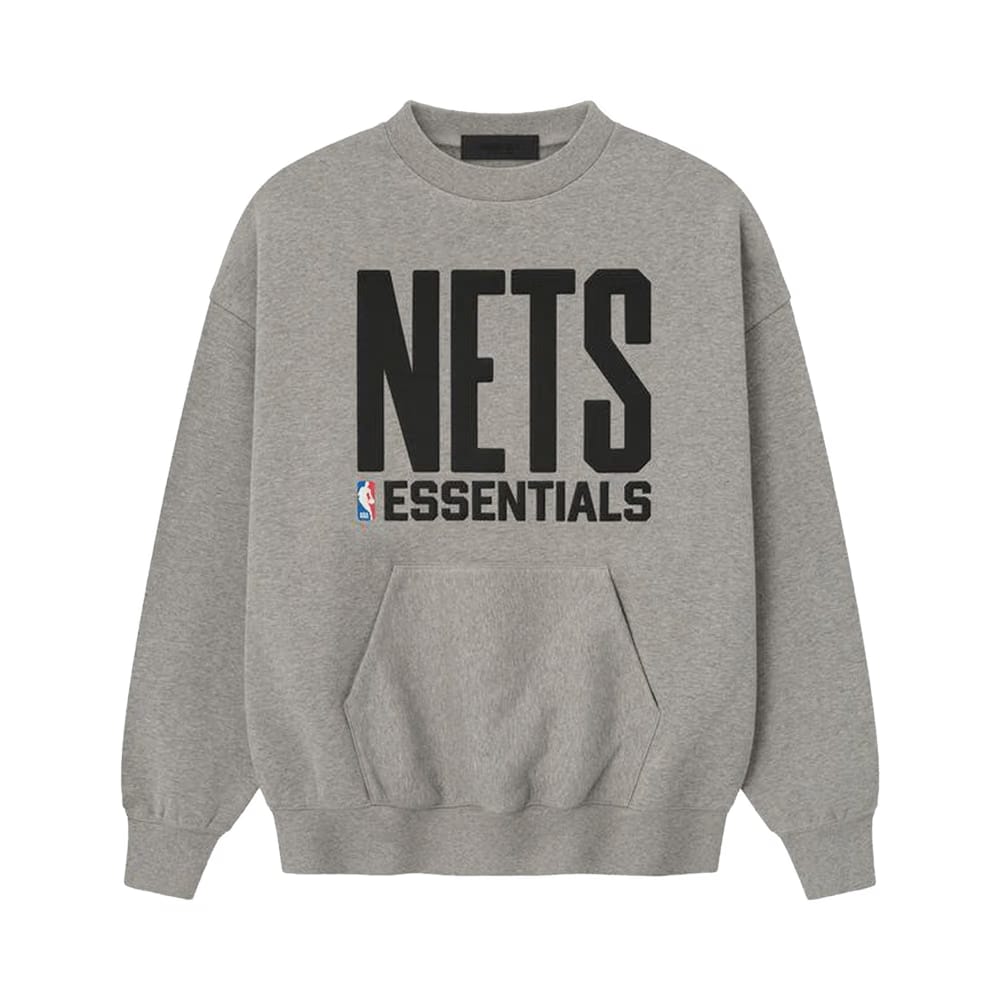 Fear of God Essentials Nets Sport Crewneck Warm Heather