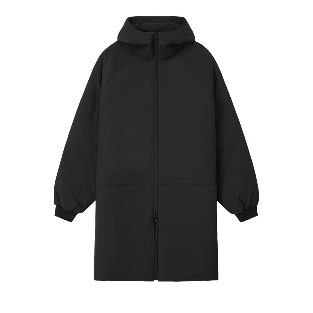 Fear of God Essentials Nylon Hooded Parka Vintage Black