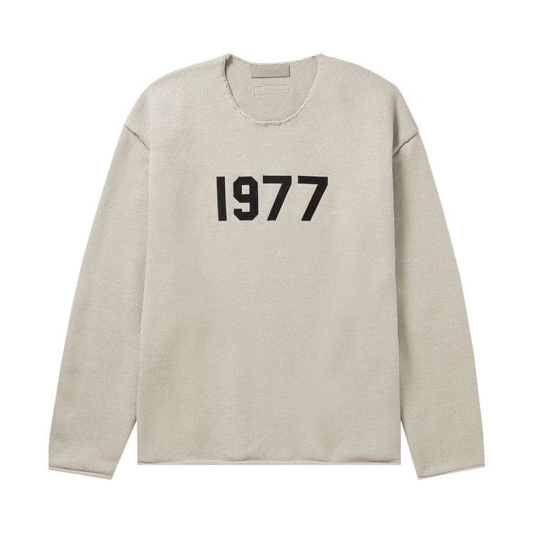 Fear of God Essentials Raw Edge Sweater Wheat