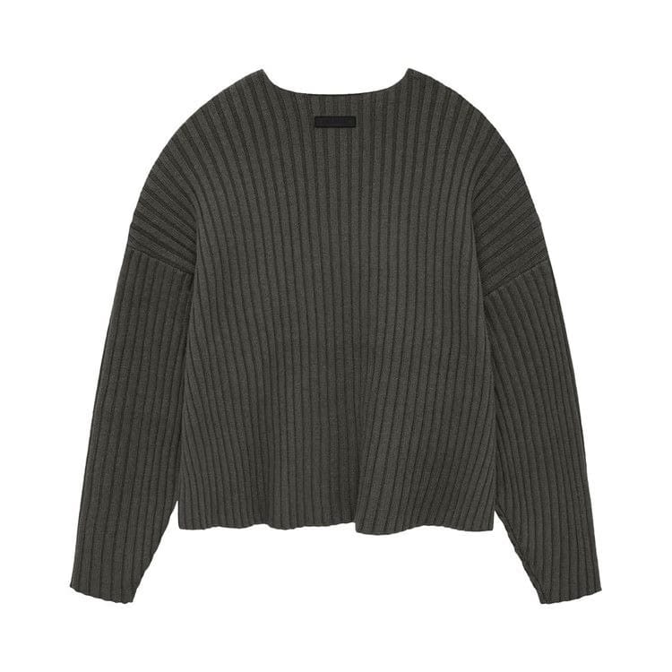 Fear of God Essentials Raw Neck Sweater Ink