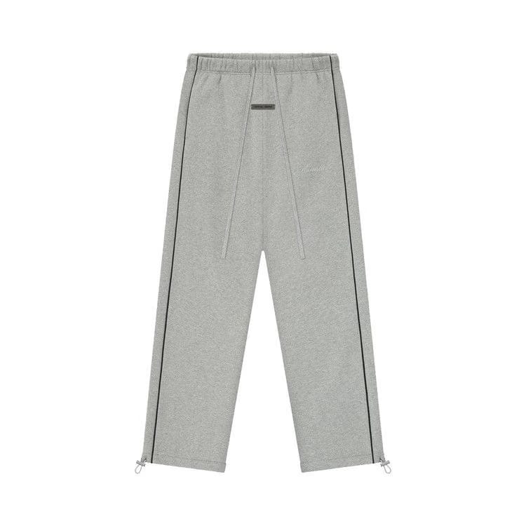 Fear of God Essentials Relaxed Fleece Sweatpant With Piping Concrete Heather/Black