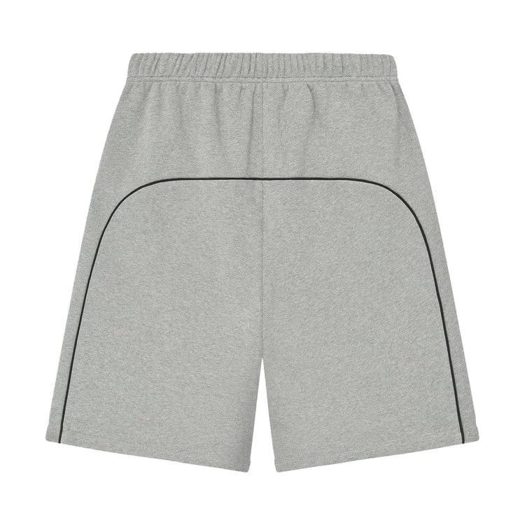 Fear of God Essentials Relaxed Fleece Sweatshort With Piping Concrete Heather/Black