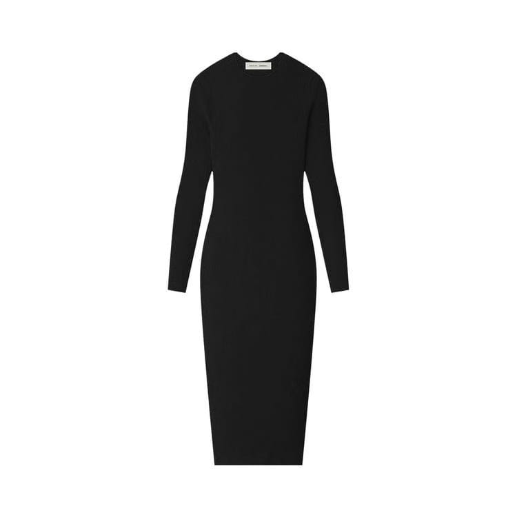 Fear of God Essentials Rib Long-Sleeve Dress Vintage Black