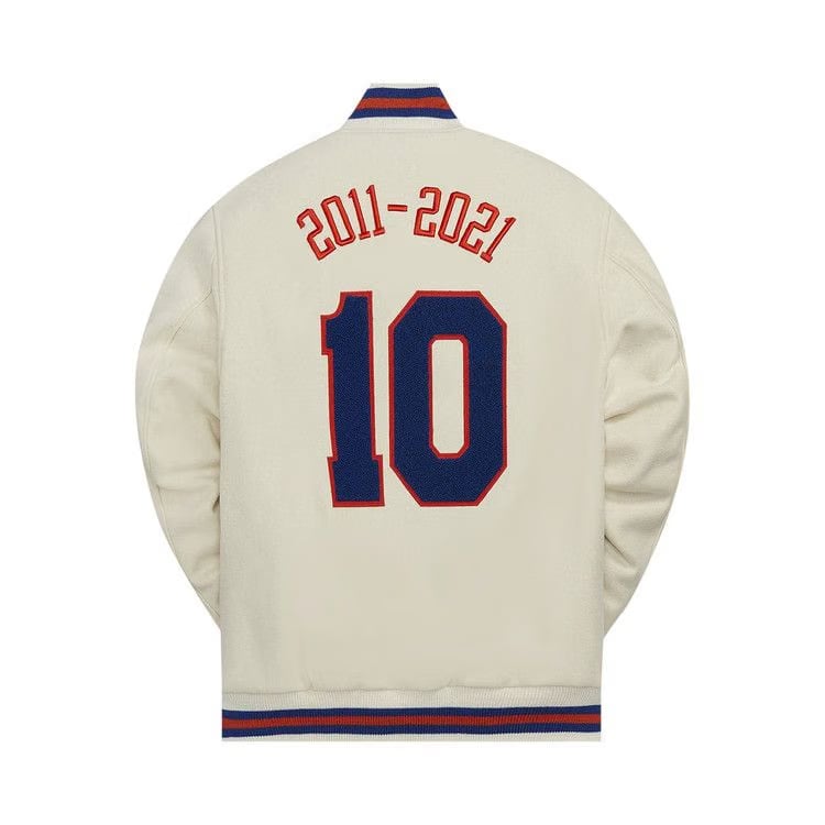 Kith And Golden Bear For New York Knicks Varsity Jacket Sandrift