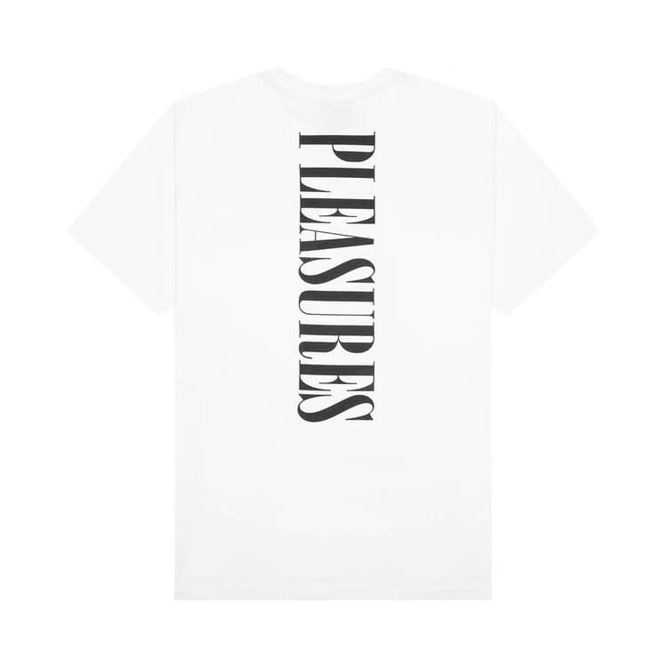 Pleasures Vertical T-Shirt White