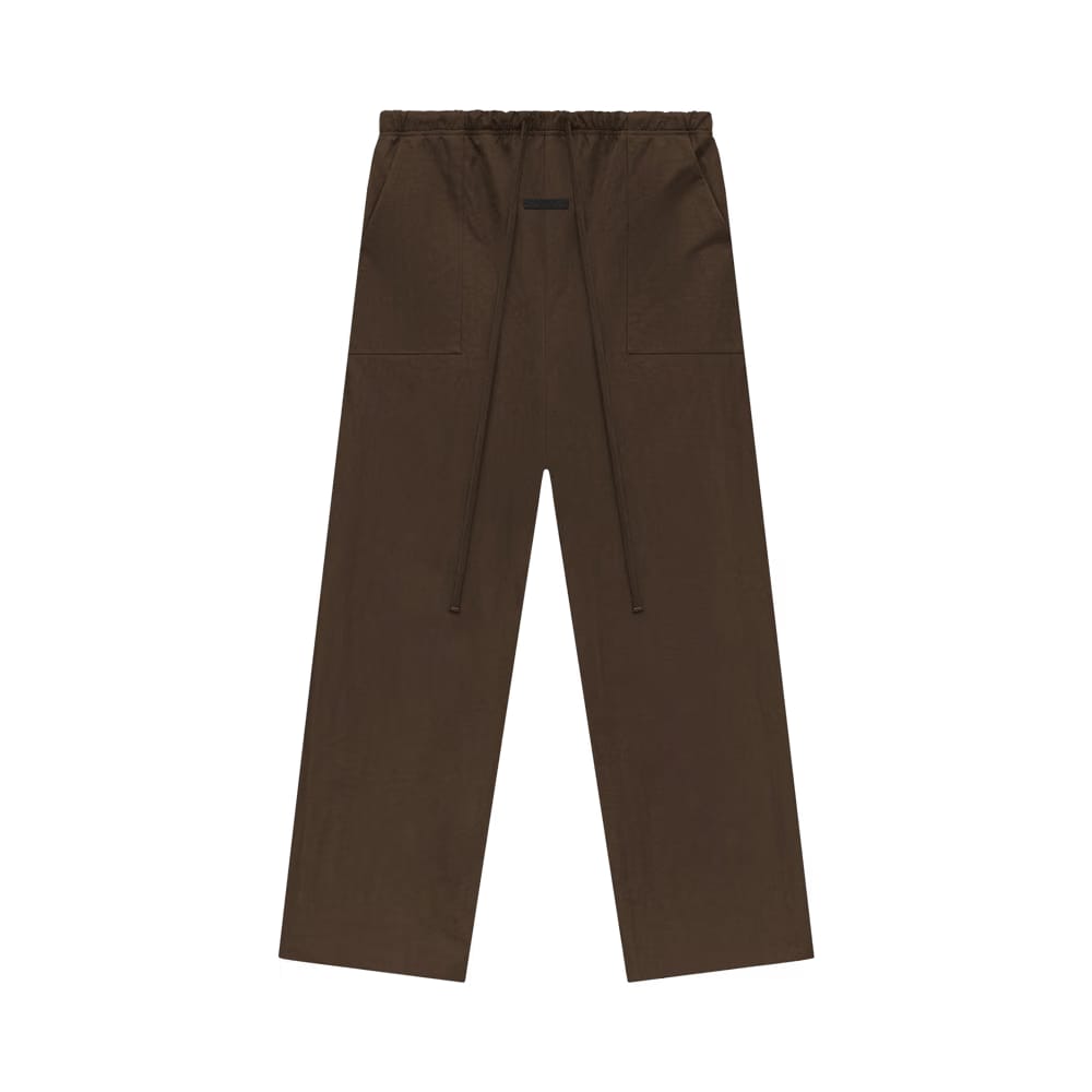 Fear of God Essentials Textured Nylon Utility Pant Brown