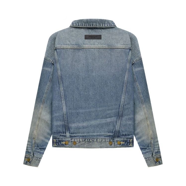 Fear of God Essentials Trucker Jacket Indigo
